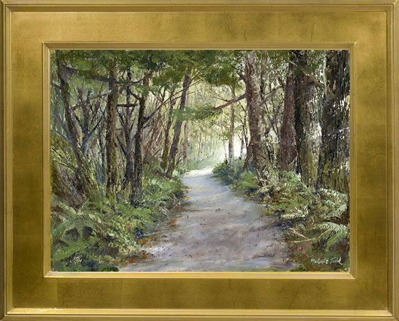 Original Oil Painting The Path by Robert Todd